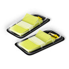 Languettes Post–it 1 po x 1,7 po – Vert vif – 50 languettes/distributeur – 2 distributeurs/paquet-Languette de 1 po de large en vert vif