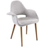 Modway - Aegis Restauration Fauteuil - Gris clair-Design du milieu du siècle avec un look moderne