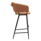 Zuo - Juno Tabouret de bar - Brun - Ensemble de 2-Garantie limitée de 3 ans