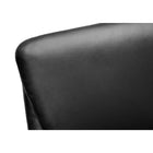 Monarch Specialties - 7344 Chaise de Bureau Ergonomique Aspect Cuir - Noir-Dimensions du produit: 25,5 po L x 28,5 po P x 44,5-48,25 po H, hauteur d'assise: 18-21,75 po. capacité de poids: 300 lb