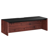 Modway - Kinetic Support mural de 49" Bureau - Black Cherry-Bureau mural