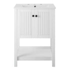 Modway - Steam 24" Vanette de salle de bain - Blanc blanc-Vanité de salle de bain moderne