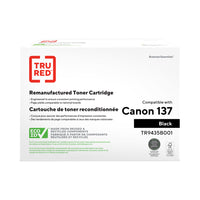 Staples - Cartouche de toner 9435B001AA Canon 137 remise à neuf - rendement standard - noir-Compatible avec: Canon imageCLASS MF212W, MF216N, MF227DW, MF229DW, MF236N, MF247DW (137) 