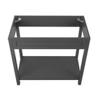 Modway - Altura 36" Armoire de toilette de salle de bain (lavabo non inclus) - Gris-9