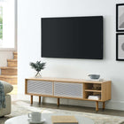 Modway - Kurtis 60 po Meuble TV, Chêne-MDF et panneau de particules