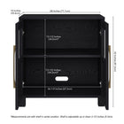Hudson&Canal - Meuble d'appoint Holbrook de 71 cm de largeur - Grain noir-8
