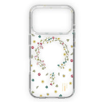 Ideal of Sweden - Étui Clear MagSafe Mid Floral pour iPhone 17 Pro Max-Design protecteur avec bords surélevés pour protéger la caméra et l’écran