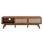 Modway - Soma 60 po Meuble TV, Noyer-Portes coulissantes
