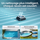 Aiper - Nettoyeur de piscine robotisé sans fil Scuba N1 Max avec navigation intelligente, nettoyage horizontal de la ligne d'eau-Le système Smart Waterline Parking avec HydroComm  Pro permet de le récupérer sans effort à la fin de chaque cycle