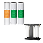 iSpring - F3CTO ensemble de filtres de remplacement à sédiments et charbon - 10 po de hauteur - blanc - paquet de 3-Approvisionnement de 6 mois en filtres de remplacement pour systèmes de filtration d'eau.