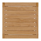 Modway - Carlsbad Bois de teck Terrasse extérieure Table d’appoint - Naturel-7