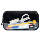 ZIPIT - Étui à crayons Half & Half, trousse scolaire à 3 compartiments, noir-Garantie à vie: Nous nous engageons à offrir des produits de haute qualité que nos clients apprécieront. Notre trousse est accompagnée d’une garantie à vie, vous permettant d’acheter en toute confiance et de profiter de nombreuses années d’utilisation pratique
