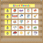 Teacher Created Resources - Tableau de poche à 7 pochettes, motif toile de jute, 28 po x 28 po-Mesure 28 po x 28 po