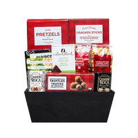 Peter & Paul’s Gifts - Panier-cadeau de nuits de vacances douillettes-Bretzels salés