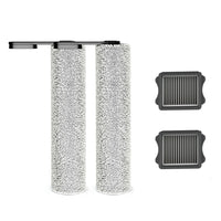 Tineco - Kit d’accessoires pour laveuse de plancher pour FloorWasher 5, Floor One S5, iFloor 5 et GO H2O XL - 2 brosses, 2 filtres-Compatibilité : Conçu pour les modèles Tineco FloorWasher 5, Floor One S5, iFloor 5, GO H2O XL et XL Breeze (Pas compatible avec le combo Floor One S5)