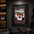 Frameworth - Frederik Andersen 16 po H x 20 po l Cadre signature réplique Carolina Hurricanes Champions de la Coupe Stanley 2026 - Sous licence officielle LNH/AJLNH-Format fini 16x20 pouces pour salon, bureau, salle de sport ou espace de collection