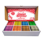 Cra-Z-Art - Jumbo Crayon Classroom Pack, 8 couleurs, boîte de 400-Assortiment de 8 couleurs - chacune est vive et lumineuse