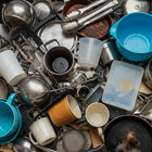TerraCycle - Matériel pour cuisine - Zero Waste Box- Moyenne-Inclus : boîte de collecte durable imprimée en couleur avec doublure interne, étiquette d’expédition UPS prépayée pour le retour, et recyclage des déchets collectés.