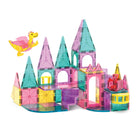 MAGNA-TILES - Jeu de construction magnétique Castle DLX 48 pièces-Sécurité Garantie: Toutes les pièces MAGNA-TILES sont construites pour résister à d'innombrables heures de jeu. Notre treillis de signature empêche la fissuration, tandis que les rivets de fixation gardent les aimants sûrs et sécurisés.