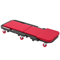 HOMCOM - Siège de mécanicien Z pour automobile-Rallonge mécanique 2-en-1 et tabouret 
