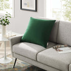 Modway - Enhance 24 po Performance Velvet Coussin décoratif in Vert-Performance Velvet Sham