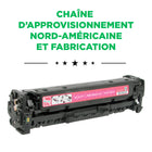 CIG - Cartouche de toner CE413A HP 305A remise à neuf - rendement standard - magenta- Garantie de 2 ans avec garantie de performance à 100 %