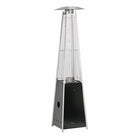 Shinerich - Chauffe-patio style pyramide - noir-Puissance de chauffage réglable de 40 000 BTU