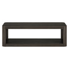 Hudson&Canal - Table basse rectangulaire Kellan (119 cm) - Brun aulne-La table est fabriquée à partir de matériaux MDF de haute qualité et durables