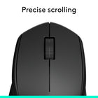 Logitech - M280 souris sans fil - Noir-Contrôle fluide du curseur: découvrez un suivi précis (jusqu’à 1 000 PPP) et une sélection facile du texte avec cette souris sans fil pour ordinateur portable grâce au capteur optique avancé de Logitech	