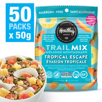 Healthy Crunch - Tropical Escape Fruit & Seed Mix, 50 units x 50 grams-Sans noix
