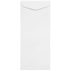JAM Paper Enveloppes à ouverture au sommet et rabat droit gommé, 5 x 11 1/2 po, blanches, 100 par paquet-Blanc