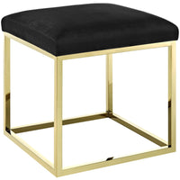 Modway - Anticipate Ottoman in Or Noir-Ottoman moderne de lit ou de salon