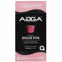 Agga - Capsules compatibles Nespresso Dolce Vita - Léger/Moyen - Paquet de 10-Capsule - Dolce Vita - Kosher - 10 / Boîte