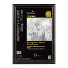 SECO Snap Affiche Cadre Cas, 8.5 x 11 pouces, Noir-Cadre affiche