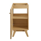 Modway - Soma 18" Armoire de toilette de salle de bain (lavabo non inclus) - Chêne-8