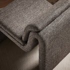 Modway - Lume Boucle Tapis Chaise d’accent sans accoudoir - Antique-Glissières de plancher sans marquage