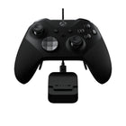 Xbox - Manette sans fil Elite Series 2 - Noir-Conçue pour la performance : Conçue pour répondre aux besoins des joueurs compétitifs d'aujourd'hui, la toute nouvelle manette sans fil Xbox Elite Series 2 offre plus de 30 nouvelles façons de jouer comme un pro. Améliorez votre visée avec de nouveaux manches analogiques à tension réglable, tirez encore plus vite avec des mèches de détente plus courtes et restez sur la cible avec une poignée caoutchoutée enveloppante