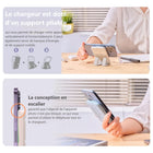 Adam Elements - Batterie externe magnétique GRAVITY CS10 - 10 000 mAh - Rose-Garantie limitée du fabricant d'un an