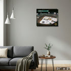 Winter Classic 16x20 sur toile 2023 Penguins vs Bruins-H - Toile encadree - 31" x 2"-Prêt à accrocher - livré entièrement assemblé