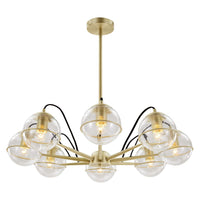 Modway - Hanna 8-Lumière Lustre - Or clair-Chandelier à 8 lumières