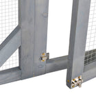 PawHut - Enclos extérieur pour chat Catio - 71 po L x 31,5 po l x 44 po H - gris-Convient pour les chats, les lapins, les chiens et autres petits animaux 