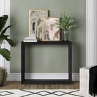 Hudson&Canal - Console Osmond 91 cm (36 po) - Grain noir-Nettoyer avec un chiffon doux et sec, sans produits chimiques agressifs ni produits de nettoyage abrasifs