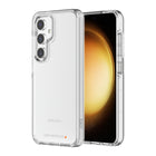 AXS - Crystal Shield Étui D3O pour Samsung Galaxy S24+ - Transparent-Testé pour des chutes de 8 pieds, soutenu par la technologie D3O