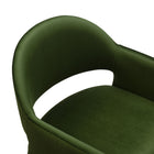 Modway - Talia Performance Velvet Fauteuil à manger - Vert mousse-9