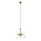 Modway - Beacon 3-Lumière Lumière suspendue - Laiton satin opale-Pendentif moderne à 3 lumières