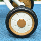Qaba - Tricycle pour enfants 2-5 ans, vélo pour tout-petits avec siège réglable - blanc-Poignée facile à saisir pour plus de confort 
