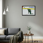 Matt Boldy 20x29 Wild Shooting-H - Toile encadree - 31" x 22"-Prêt à accrocher - livré entièrement assemblé