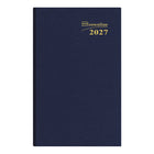 Brownline - 2027 agenda de poche hebdomadaire – 4 3/4 po x 3 po – couleurs assorties-Calendrier du mois courrant et suivant sur chaque page double