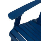 Backyard Lifestyles - Chaise Adirondack - Bleu marine-La beauté du bois sans l’entretien.