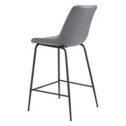 Zuo - Byron Tabouret de comptoir - Gris-7